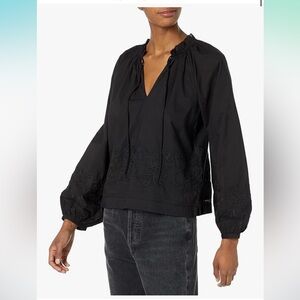 Joie women’s Ogden top in caviar black size 3x NWT